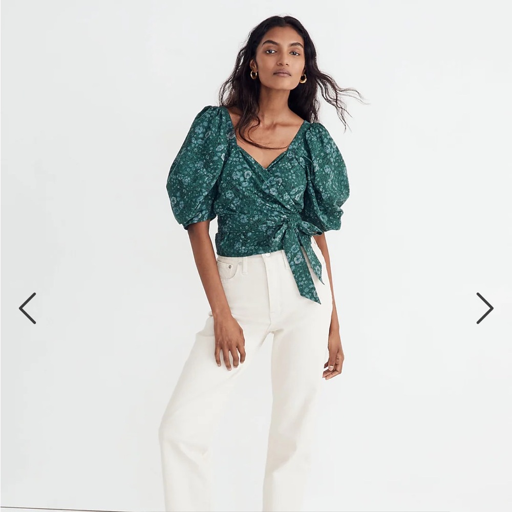 Madewell puff sleeve blouse